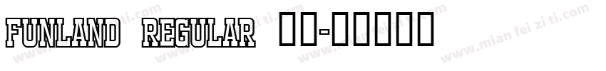 Funland Regular 下载字体转换